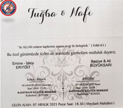 BÜYÜKSARI AİLESİNİN MUTLU  GÜNÜ 